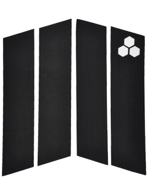 Channel Islands 4 Piece Front surfboard traction pad - Black