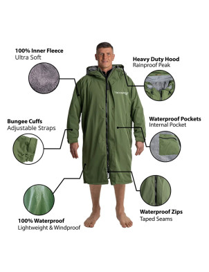 Frostfire Moonwrap Pro Dryrobe - Black 