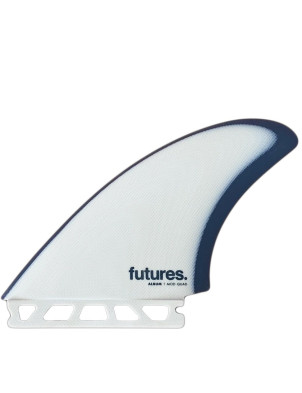Futures Album Mod Fibreglass Quad fins - Blue/Grey