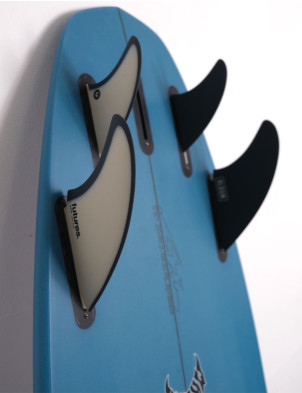 Futures Album Mod Fibreglass Quad fins - Blue/Grey