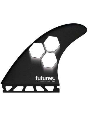 Futures AM2 Honeycomb Tri Fins Large - Black/White