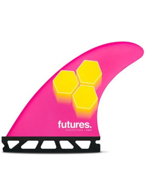 Futures AM3 Honeycomb Tri Fins Small - Pink/Yellow