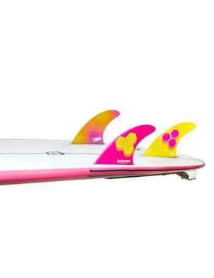 Futures AM3 Honeycomb Tri Fins Small - Pink/Yellow