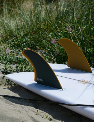 Futures EN FG Twin Fins X Large - Slate/Ochre