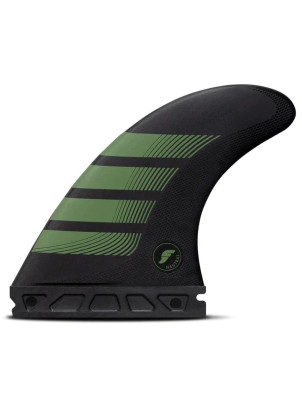 Futures F8 Alpha Tri Fins Large - Carbon/Olive