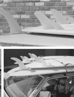Futures Knost Twinzer Fins - Clear