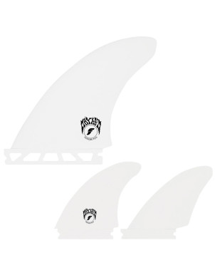 Futures Mayhem Twinzer Plus Fins Medium - White