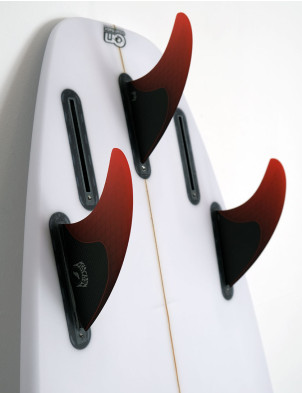 Futures Mayhem 3.0 Honeycomb Tri fins Large - Red 