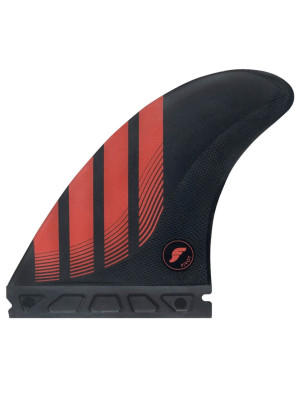 Futures P8 Alpha Tri Fins Large - Carbon/Red