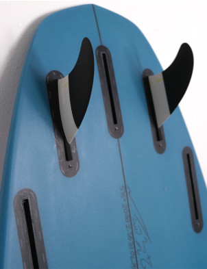 Futures Pivot Honeycomb Quad Rear Fins Small - Black