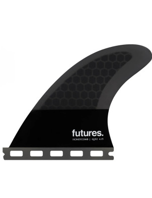 Futures QD2 4.15 Honeycomb Quad Rear Fins Large - Dark Grey/Black