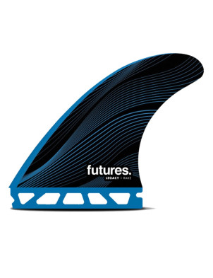Futures R6 Legacy Rake HC Tri Fins Medium - Blue