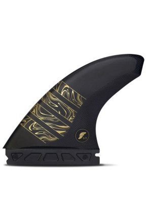 Futures 3/2 Vector Alpha Tri-Quad Fins Medium - Carbon/Gold