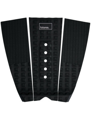 Futures Voodoo Surfboard Tail Pad - Black