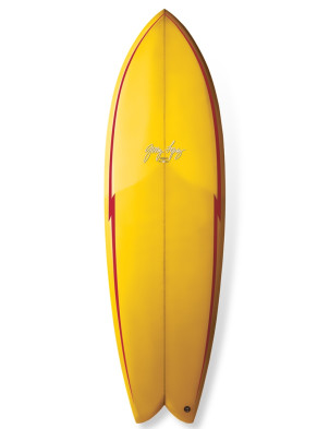 Gerry Lopez Something Fishy surfboard 6ft 4 - Yellow