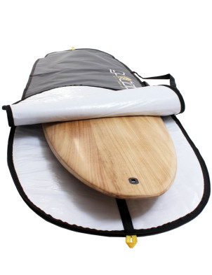 Global Twenty Four Seven Longboard 5mm surfboard bag 8ft 6 - Grey