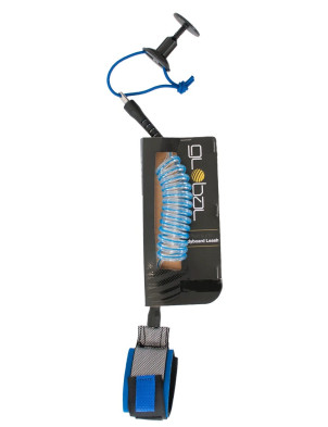 Global Ultra Coil Wrist bodyboard leash - Blue