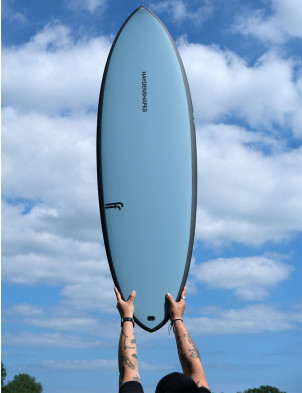 Haydenshapes Hypto Krypto FutureFlex surfboard 6ft 0 FCS II - Zephyr Blue