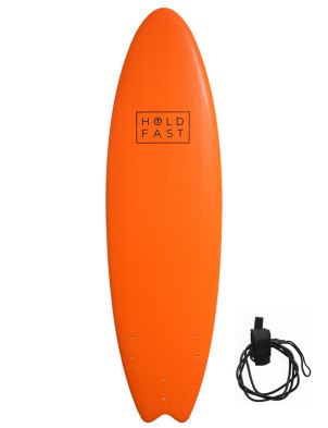 Hold Fast Hybrid Foam Surfboard 6ft 6 - Orange  