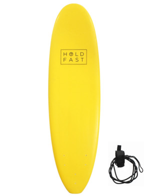 Hold Fast Kids Foam Surfboard 6ft 2 - Yellow