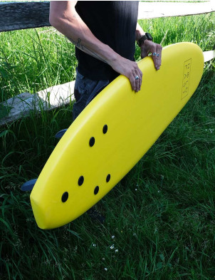 Hold Fast Kids Foam Surfboard 6ft 2 - Yellow