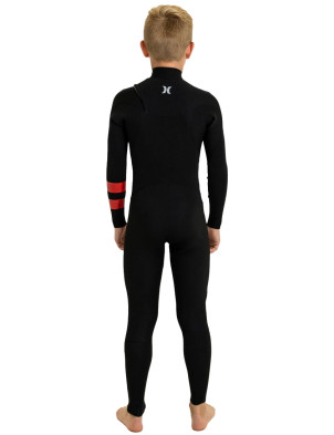 Hurley Wetsuits Youth Advantage Chest Zip 3/2mm Wetsuit - Black