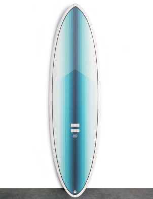 Indio Endurance Egg Surfboard 7ft 0 Futures - Light Stripes