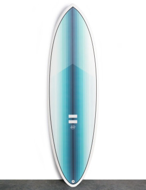 Indio Endurance Racer Surfboard 6ft 8 Futures - Light Stripes