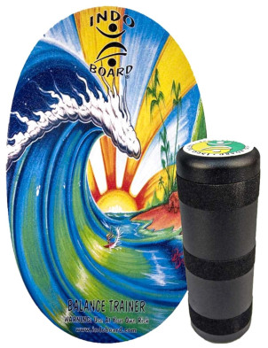 Indo Board Original Balance Trainer - Bamboo Beach