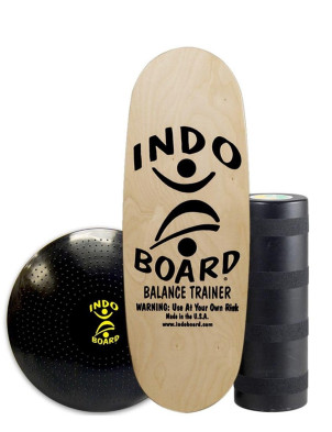 Indo Board Pro Training Pack Balance Trainer - Natural