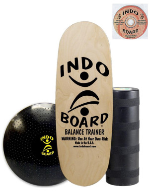 Indo Board Pro Training Pack Balance Trainer - Natural