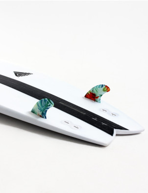 Koalition Aloha Spirit FCS Compatible 3.5" Side Bite fins Small - Multi Colour