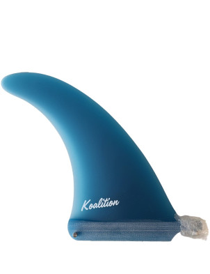 Koalition California Classic Stripes 7.0 Longboard Fin - Blue/Blue