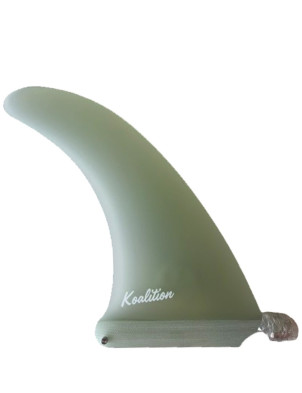 Koalition California Classic Stripes 8.0 Longboard fin - Clear/Black