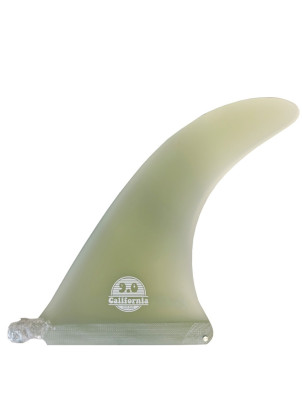 Koalition California Classic Stripes 9.0 Longboard Fin - Clear/Black