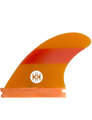  Koalition California Classic Stripe Fibreglass Futures Side Bite Fins - Orange