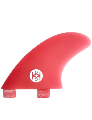 Koalition Solid Fibreglass FCS 3.52" Side Bite Fins - Red