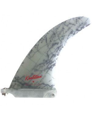 Koalition California Classic Stripes 7.5 Longboard Fin - Coastal Lines