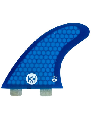 Koalition Performance FCS Quad Fins Medium - Blue