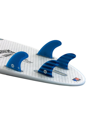 Koalition Performance FCS Quad Fins Medium - Blue