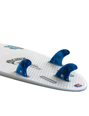 Koalition Performance FCS Tri Fin Set Medium - Blue Malachite
