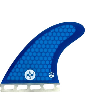 Koalition Performance Futures Quad Fins Medium - Blue