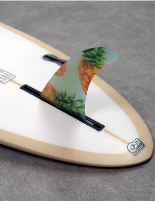 Koalition Pineapple 8.5 Longboard Fin - Multi Colour