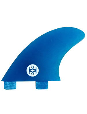 Koalition Solid Fibreglass FCS 3.52" Side Bite Fins - Blue