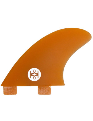 Koalition Solid Fibreglass FCS 3.52" Side Bite Fins - Orange