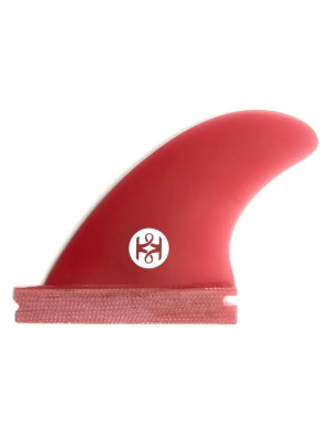 Koalition Solid Fibreglass Futures 3.52" Side Bite Fins - Red