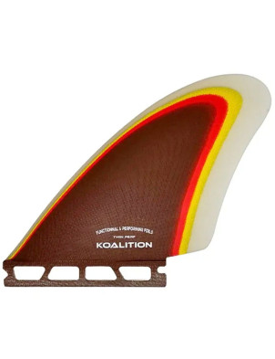 Koalition The Source Keel Futures Compatible Twin Fins X Large - Sunset