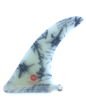 Koalition 9.5" Longboard Fin - Tropical Leaves