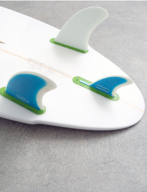 Koalition Twin Performance Futures Compatible Twin Fins + 1 X Large - Sky