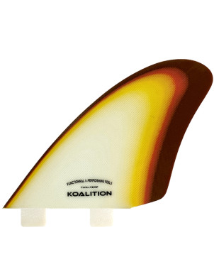 Koalition The Source Keel FCS Compatible Twin Fins X Large - Sunset